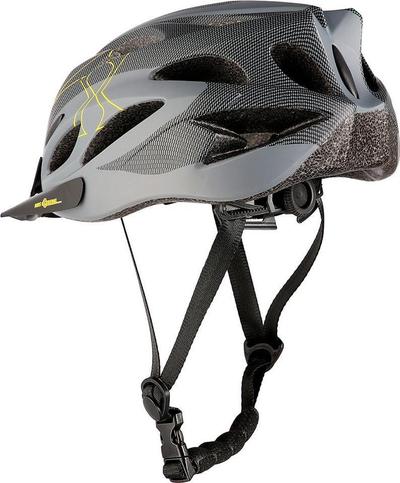 Helmetë biçiklete Nils Extreme MTW291, 51–60 cm, In-mold, gri me të zezë