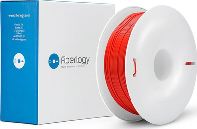 Filament 3D Fiberlogy Easy PLA, 1.75 mm, 0.85 kg, portokalli e kuqe
