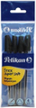 Stilolaps Pelikan Super Soft Stick, set me 4 copë, majë topth, ngjyrë e zezë
