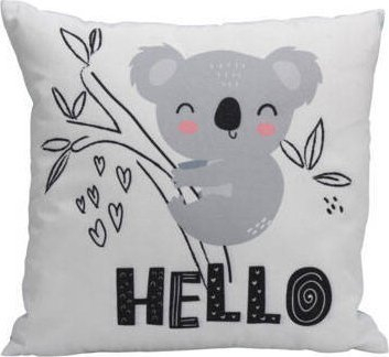Jastëk dekorativ Home Styling Collection Koala, 45 x 40 cm, poliester, shumëngjyrësh