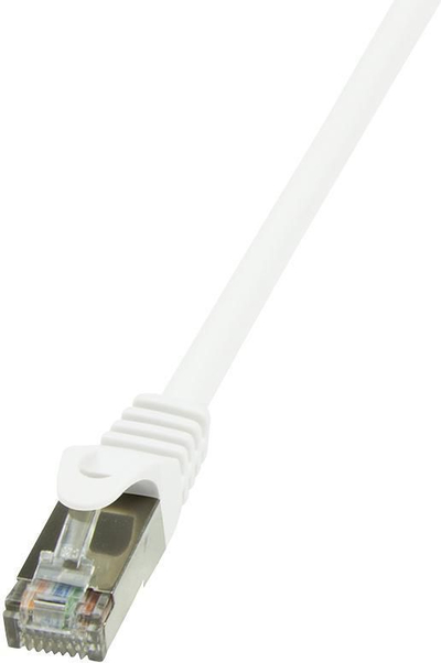 Kabllo patchcord LogiLink Cat.6, F/UTP, 5m, e bardhë