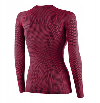 Bluzë vrapimi termoaktive Brubeck 3D Pro, për goca, madhësia L, fuchsia