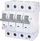 Qels automatik ETI Etimat 6 D63A, 3P+N, 6 kA, i bardhë