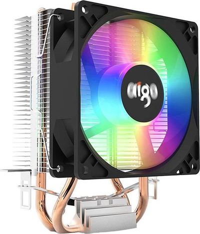 Ftohës CPU Darkflash Darkair Ice 200, 90mm PWM, LED RGB, i zi