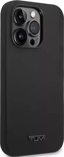 Kapak telefoni Tumi Liquid Silicone, për iPhone 14 Pro Max, silikon i butë, e zi