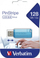 USB Verbatim PinStripe, 128GB, USB 2.0, blu