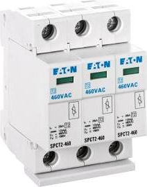 Mbrojtës ndaj mbitensionit Eaton C 3P 20kA 460V, për shinë DIN