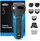 Makineri rroje elektrike Braun Series 3, wet and dry, me trimmer, blu e zezë