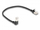 Kabllo rrjeti Delock RJ45 Cat.6A, S/FTP Slim, 0.25m, e zezë