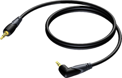 Kabllo audio Procab CLA718, 1.5 m, 3.5 mm AUX, e zezë