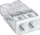 Lidhës elektrik Wago 2273 202, 2x0.5 2.5mm², set 5 copë, i bardhë