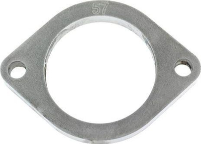 Flanxhë shkarkimi TurboWorks, 57mm, 2 vrima, çelik inox