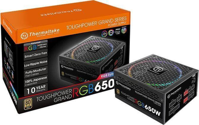Burim energjie Thermaltake Toughpower Grand RGB PS-TPG-0650FPCGEU-S ATX, 650W