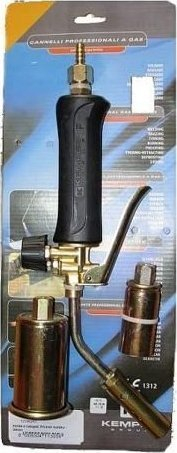 Brusilice me gaz Kempr, 3 koka Ø20 Ø30 Ø45 mm, presion 0.5–3 bar, e artë