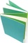 Fletore Ooly Teal FlipSide, dyanshme, e kaltër teal