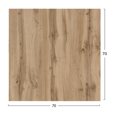 Set mbulesë tavoline HPL HM5838.36, 2 copë, 70x70cm, dekor druri Sonama