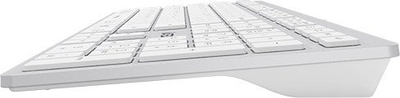 Tastierë A4Tech FX50, me kabllo USB, profil i ulët, e bardhë