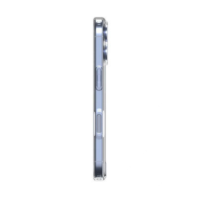 Kapak telefoni Spigen Ultra Hybrid MagSafe për iPhone 17, transparent, i bardhë