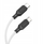 Kabllo karikimi Hoco X90 USB C në USB C, 60W 3A, 1m, e bardhë