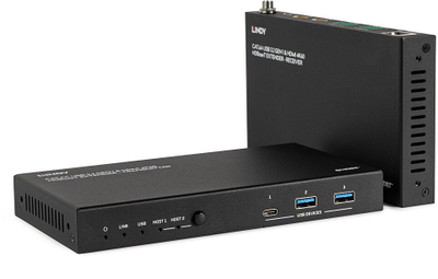 Extender Lindy HDBaseT, 100m, USB 3.2 Gen 1 dhe HDMI 4K60, i zi