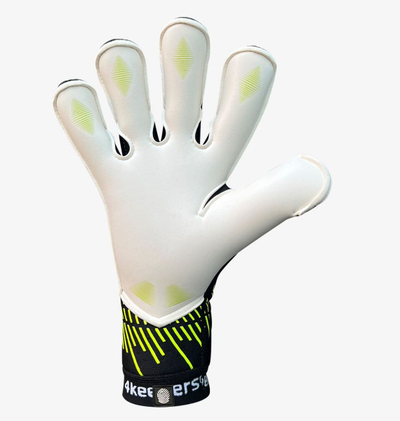 Ракавици за голман 4keepers Neo Volt RF2G S982886, без заштита за прсти, црни со зелено