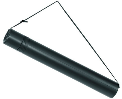 Tub vizatimesh Drawing Tube DT74, teleskopik 50–90 cm, diametër 65 mm, i zi