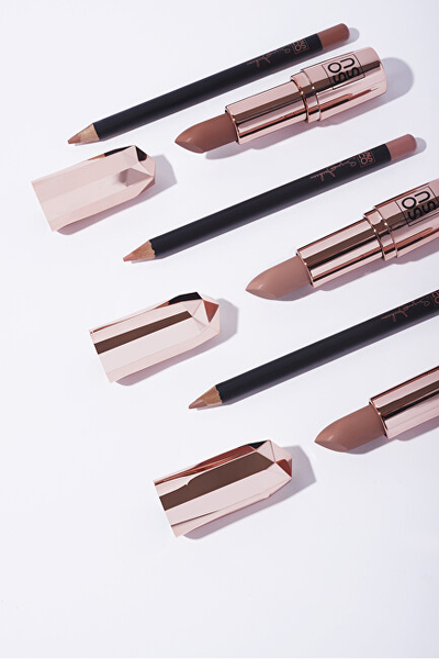 Set për buzë Buzëkuq 3.5 g + Laps për buzë 1.35 g Let Them Talk SOSU Cosmetics