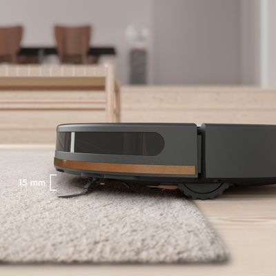 Fshesë robot Electrolux 600 ER61UD1UG, navigim xhiroskopik, filtër EPA E11, gri e zezë