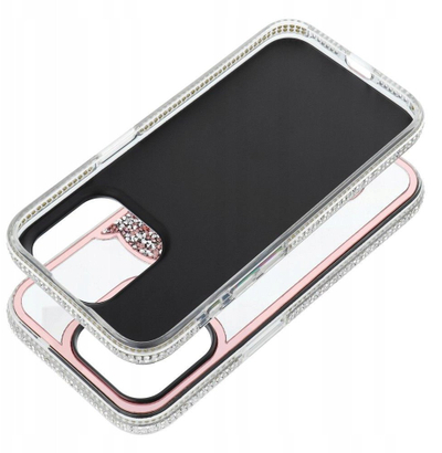 Futrollë OEM Teddy Bear për iPhone 17 Pro, PU TPU, rozë