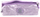 Penar School Pencil Case Organizer, me një ndarje, 21.5cm, vjollcë