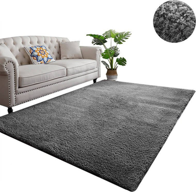 Tapet Strado Alpaca Rug, 140x200 cm, fibër poliestër, gri