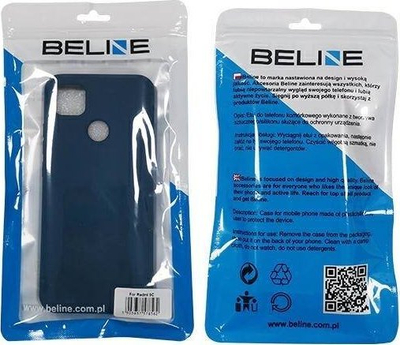 Силиконска маска Beline за iPhone 15 Plus 6.7", црна
