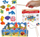 Loje peshkimi prej druri AcooToy Fishing Game, me magnet, me sorter figurash, shumëngjyrëshe