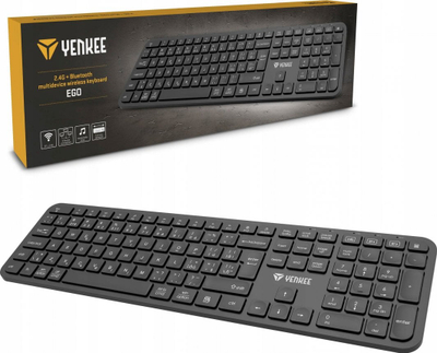 Tastierë Yenkee, wireless, e zezë