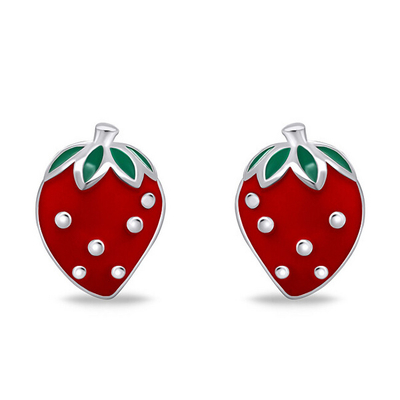 Vathë Brilio Silver Strawberries EA708W