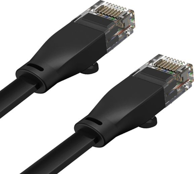 Kabllo rrjeti Unitek C1808GBK, RJ45 Cat.6, 0.5m, e zezë