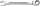 Çelës unazor me ratchet Stahlwille 41172222, 22mm, krom i argjendtë