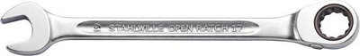 Çelës unazor me ratchet Stahlwille 41172222, 22mm, krom i argjendtë