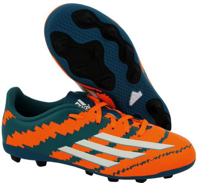 Atlete futbolli Adidas Messi 10.4 FxG J ngjyrë portokalli, nr.38 (B32718)