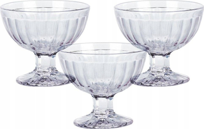 Set tasa qelqi për embëlsira, 6 copë, transparent