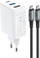 Karikues Acefast GaN 65W, 1x USB C, 1x USB A, gri