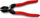Darë prerëse teli Knipex KN 71 01 160, 160 mm, çelik chrome vanadium, blu e kuqe