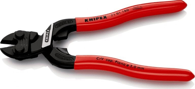 Darë prerëse teli Knipex KN 71 01 160, 160 mm, çelik chrome vanadium, blu e kuqe