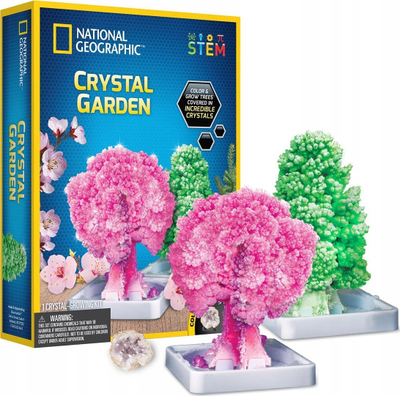 Set eksperimental National Geographic Crystal Garden, rritje kristalesh për kalamaj 8+, shumëngjyrësh