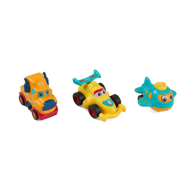 Set lodrash MOMKI, 3 vetura me inercion, modele të ndryshme, shumëngjyrëshe