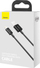 Kabllo USB Baseus BSU2659BLK, USB A me Lightning, 2 m, e zezë