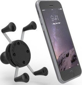 Mbajtës telefoni RAM X-Grip Universal për motor, bazë te rezervuari i frenës/kuplungës, me top 1\", i zi