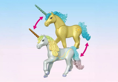 Set lodrash Playmobil Rainbow Flower Unicorn me zanë 71840, figurina zanë, shumëngjyrëshe