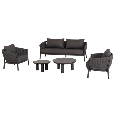 Set kopshti lounge 5-pjesësh Shanks (HM6206.01), gri