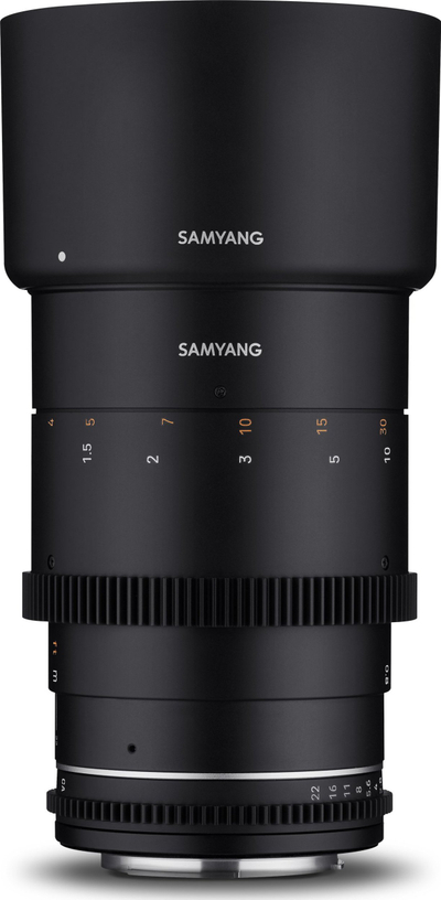 Lentë kine Samyang VDSLR 135mm T2.2 MK2, full frame, Canon RF, e zezë